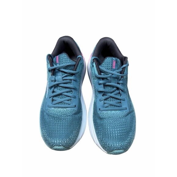 Brooks Ghost Max 2 Running Shoes Women Size 10 Medium B Aqua Pink Walking Clean - Picture 7 of 13